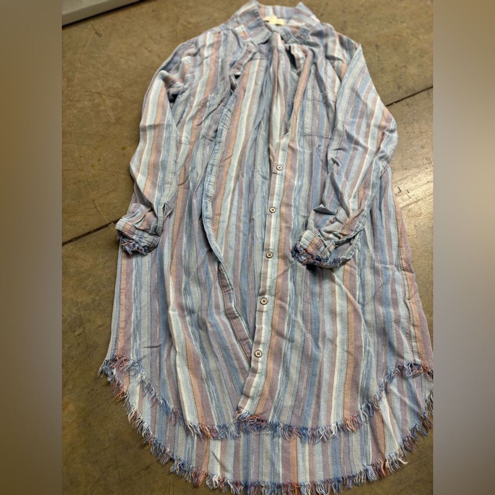 Cloth & Stone Multicolor Striped Shirt